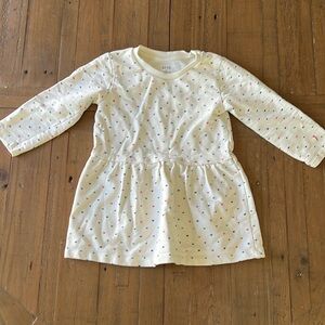 1212 white heart dress